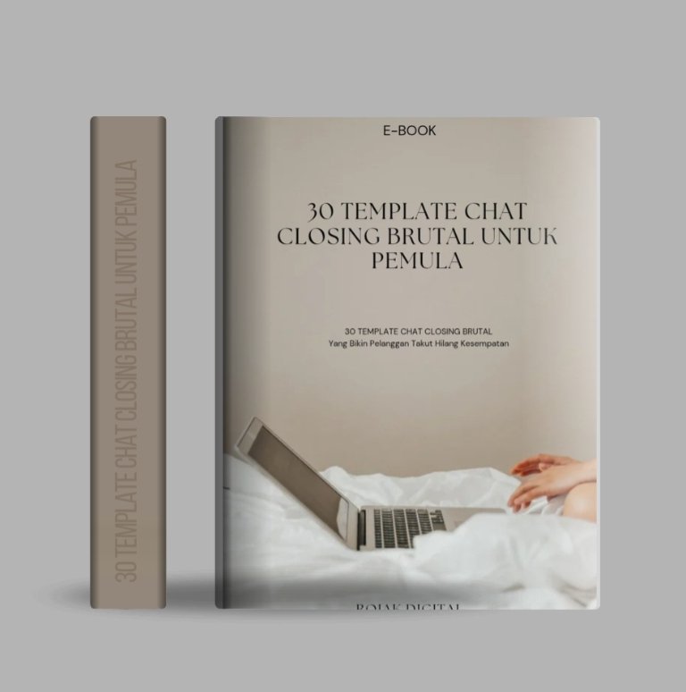 30 TEMPLATE CHAT CLOSING BRUTAL UNTUK PEMULA