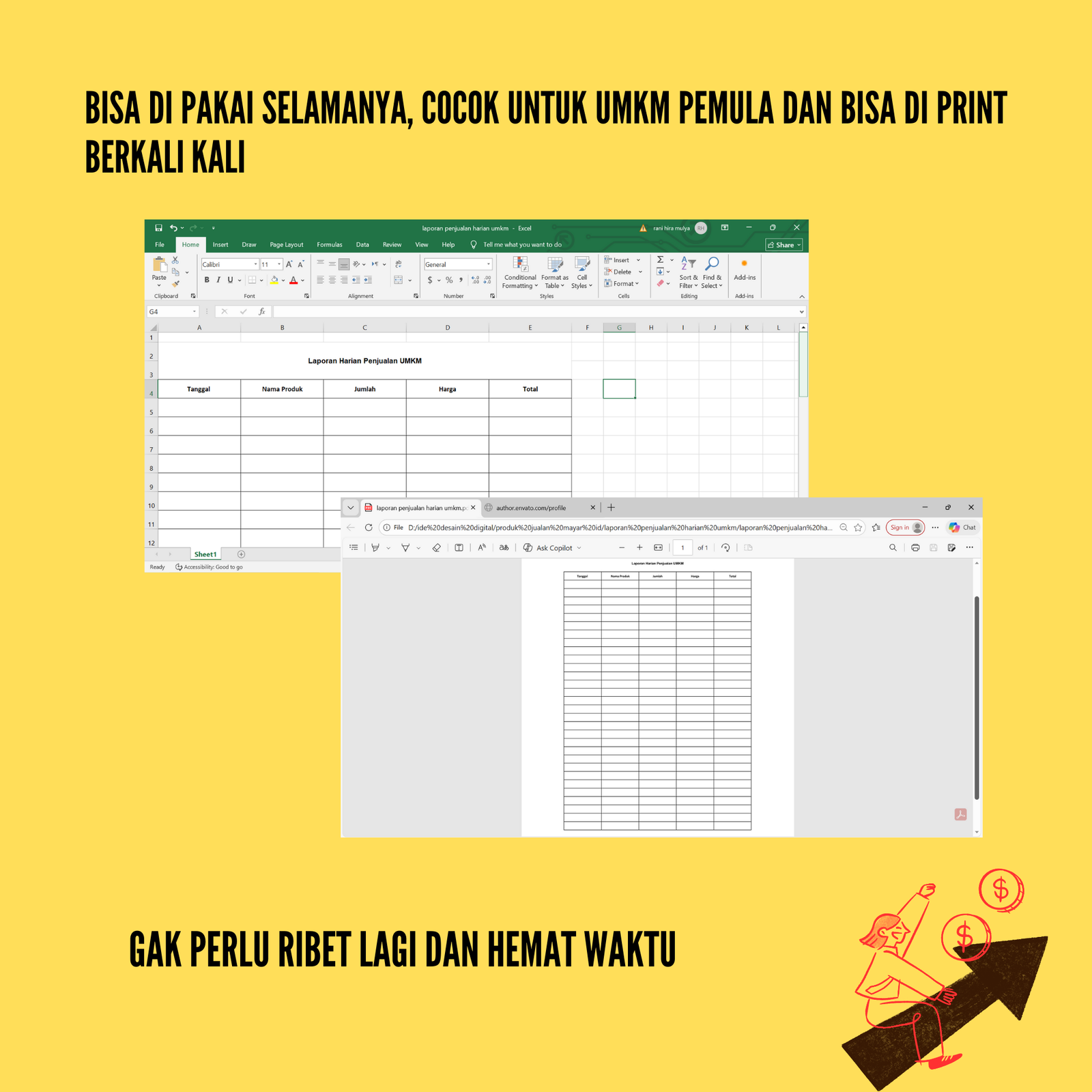 Bundle Laporan Penjualan UMKM