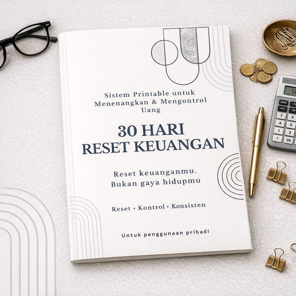 30 Hari Reset Keuangan — Workbook Mengatur Uang untuk Pemula