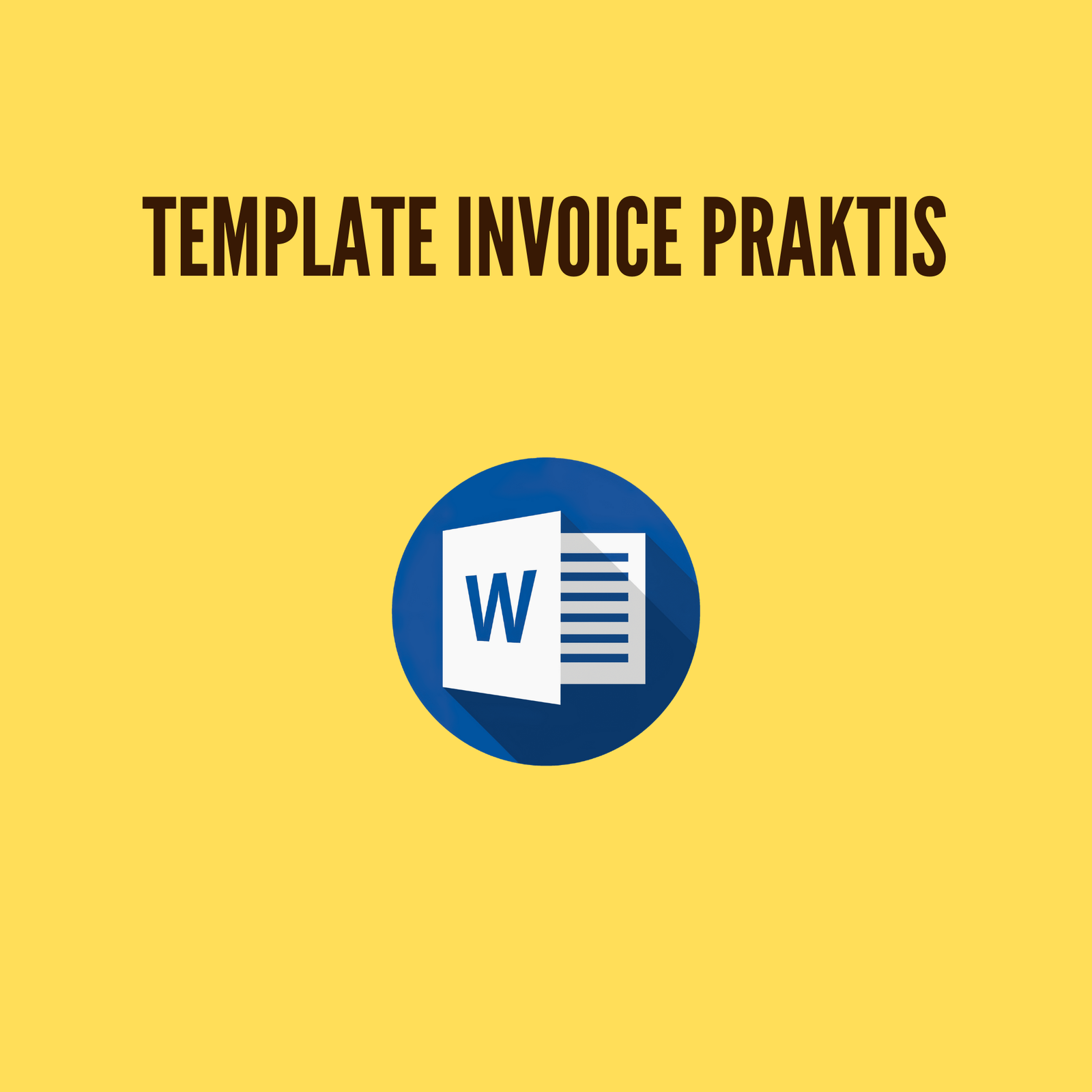 Template Invoice UMKM praktis
