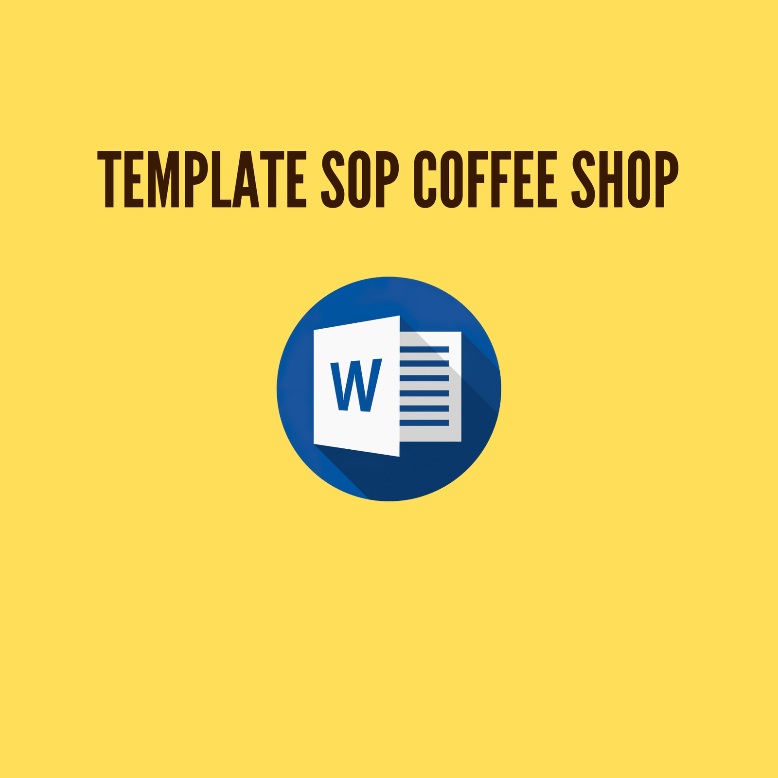 Template SOP Coffe Shop