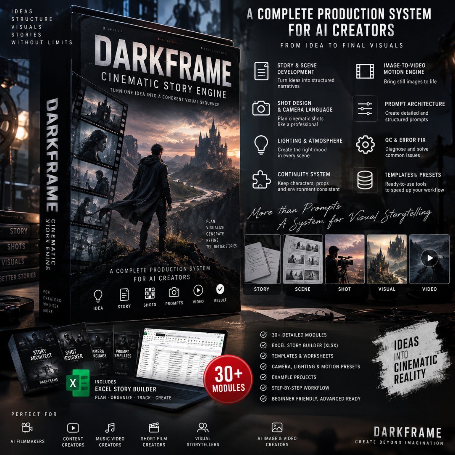 DARKFRAME - CINEMATIC STORY ENGINE