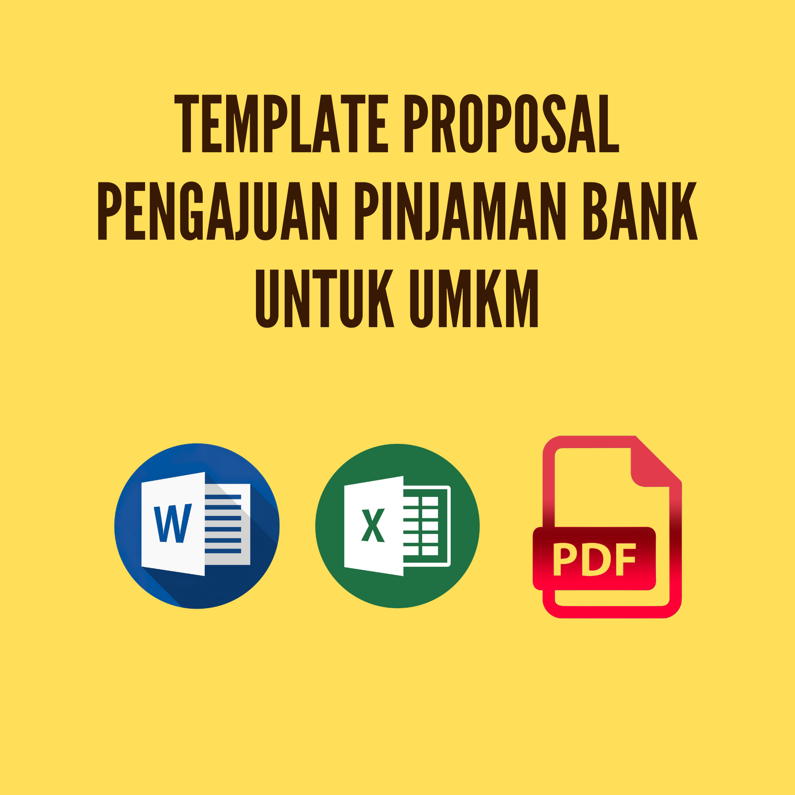 Template Proposal pengajuan pinjaman Bank untuk UMKM