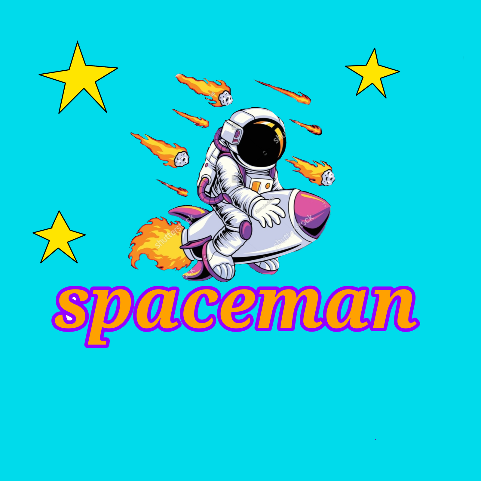 Desain sablon kaos astronot by Muhammad Saiful