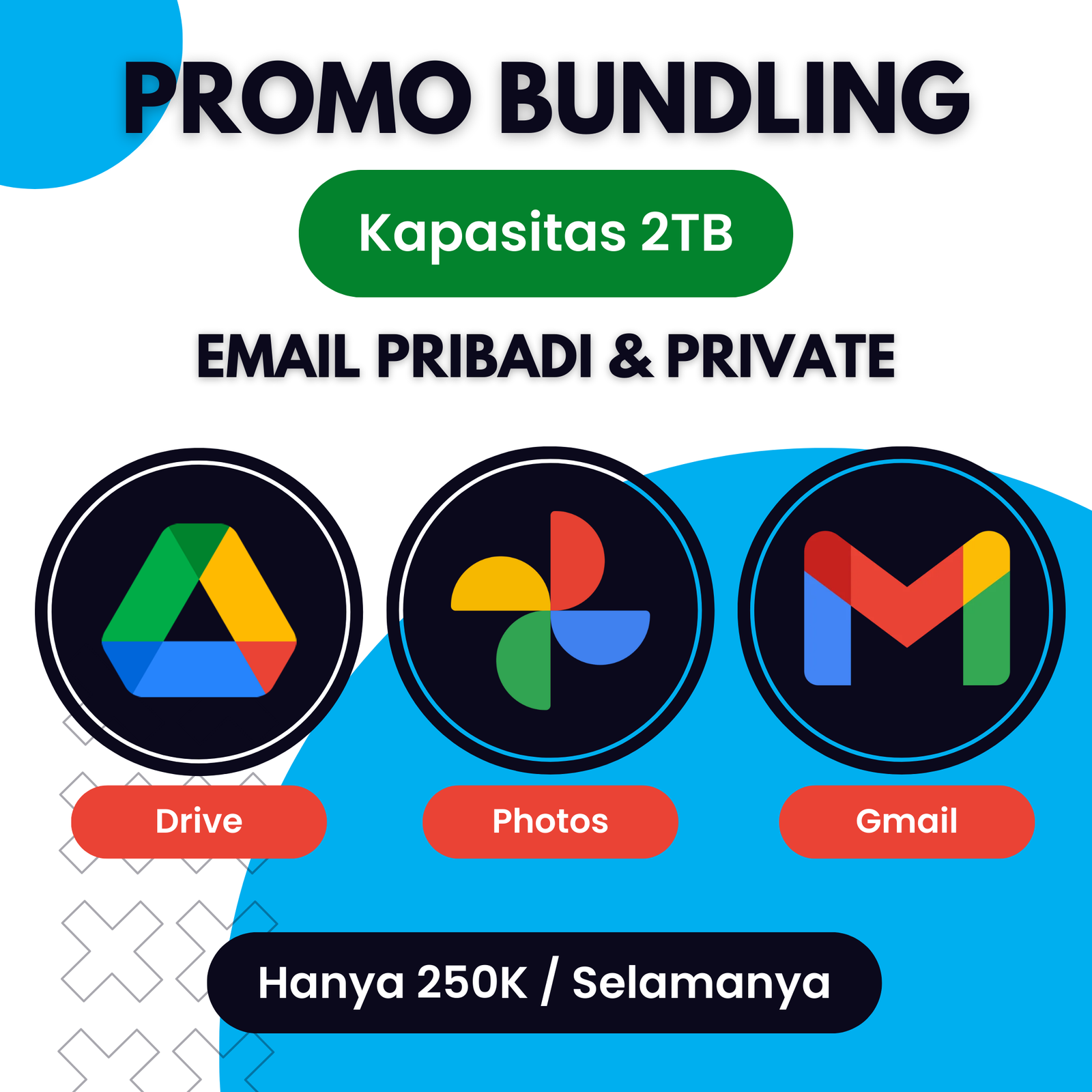 Google One 2TB / Tahun