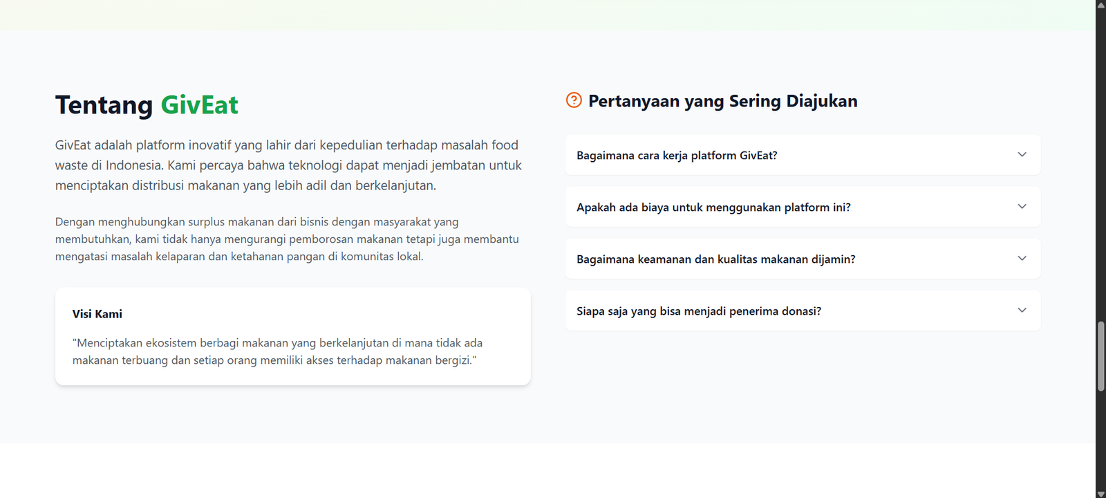 Landing Page Bisnis Interaktif